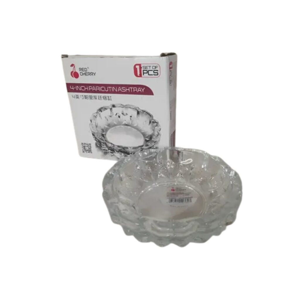 CENICERO DE VIDRIO RED CHERRY