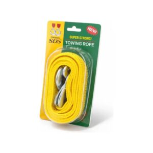 LINGA REMOLQUE AMARILLA 3000KG TOWING ROPE