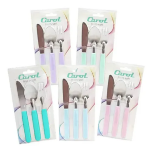 SET DE CUBIERTO PARA NIÑO SET X3 LINEA SOFT CAROL